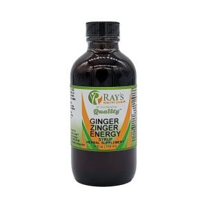 Ray's Healthy Living, Ginger Zinger Energy Syrup, Herbal Supplement, 4 fl oz (118ml)