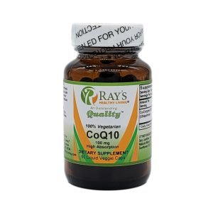 Ray's Healthy Living, An Outstanding Quality, CoQ10 100mg, High Absorption, 100% Vegetarian, Dietary Supplement, 60 Liquid Veggie Caps