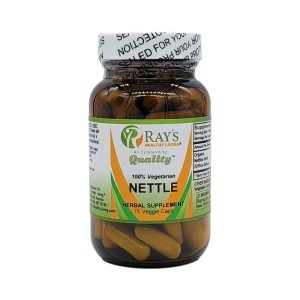 Ray's Healthy Living, Nettle, 100% Vegetarian, Herbal Supplement, 75 Veggie Caps