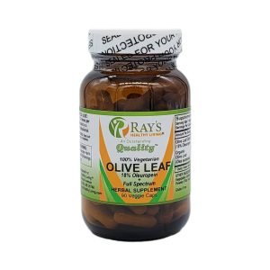 Ray's Healthy Living, Olive Leaf, 18% Oleuropein, Full Spectrum, Herbal Supplement, 90 Veggie Caps