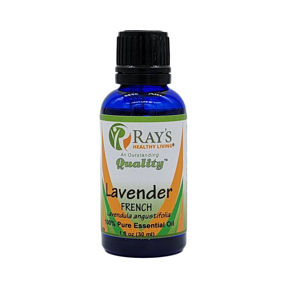 Ray's Healthy Living, Lavender French (Lavendula angustifolia), 100% Pure Essential Oil, 1 fl oz (30ml)