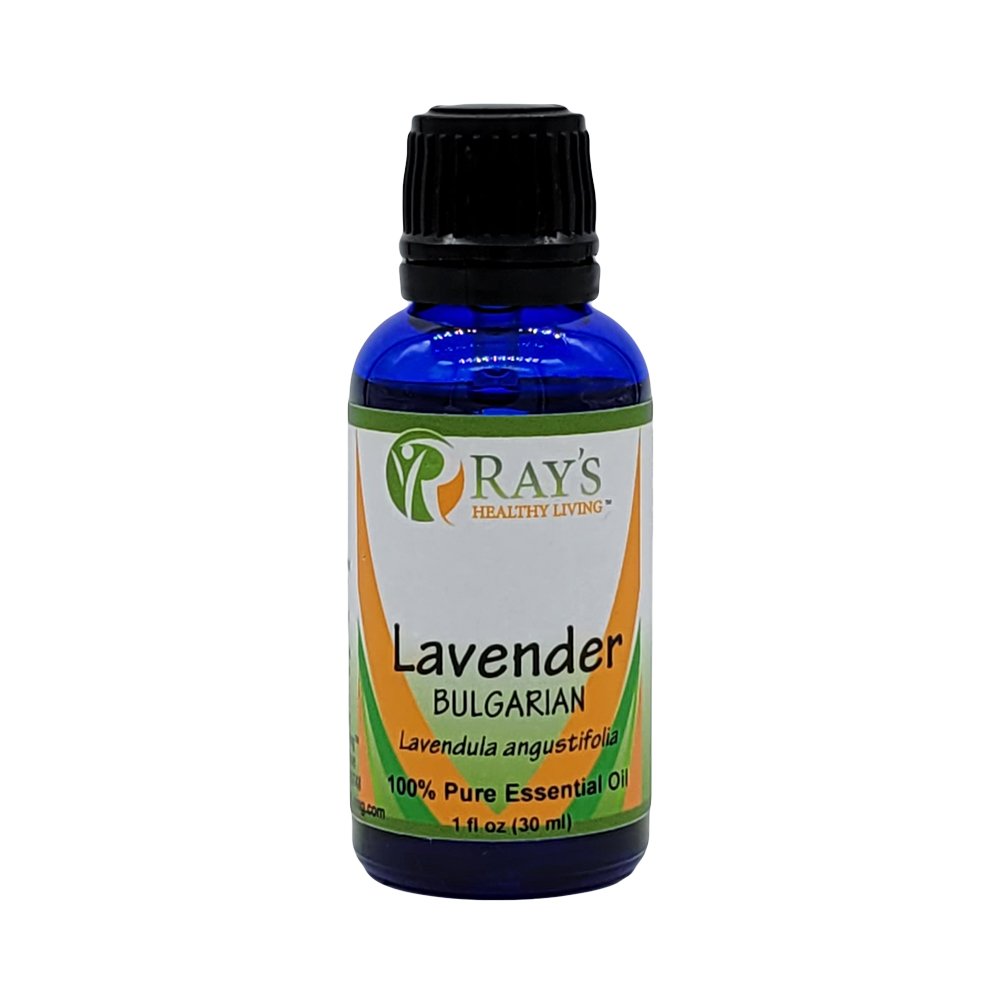 Ray's Healthy Living, Lavender Bulgarian (Lavendula angustifolia), 100% Pure Essential Oil, 1 fl oz (30ml)