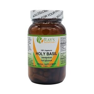 Ray's Healthy Living, Holy Basil, Standardized & Full Spectrum, Herbal Supplement, 60 Veggie Caps