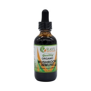 Ray's Healthy Living, Organic Mushroom Immune, Herbal Supplement, 2 fl oz (59ml)