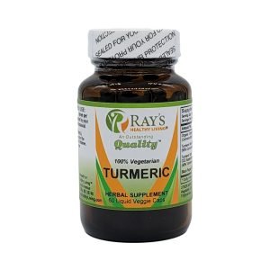 Ray's Healthy Living, Turmeric, 100% Vegetarian, Herbal Supplement, 60 Liquid Veggie Caps