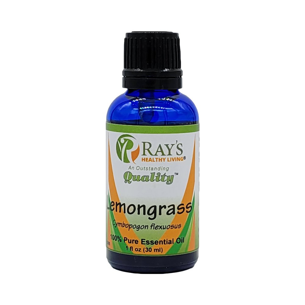 Ray's Healthy Living, Lemongrass (Cymbopogon flexousus), 100% Pure Essential Oil, 1 fl oz (30ml)
