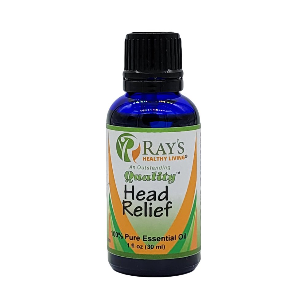 Ray's Healthy Living, Head Relief, 100% Pure Essential Oil, 1 fl oz