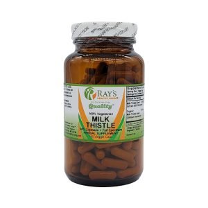Ray's Healthy Living, Milk Thistle, 80% Silymarin, Full Spectrum, 100% Vegetarian, Herbal Supplement, 180 Veggie Caps