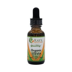 Ray's Healthy Living, Organic Stevia, 100% Gluten Free, Herbal Supplement, 1 fl oz (30ml), USDA Organic