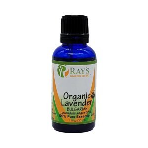 Ray's Healthy Living, Organic Lavender Bulgarian (Lavendula angustifolia), 100% Pure Essential Oil, 1 fl oz (30ml)