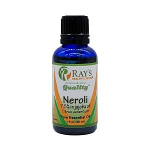 Ray's Healthy Living, Neroli 7.5% in Jojoba Oil, Citrus aurantium, Pure Essential Oil, 1 fl oz (30ml)