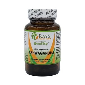 Ray's Healthy Living, Ashwagandha, 100% Vegetarian, Herbal Supplement, 60 Liquid Veggie Caps