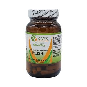 Ray's Healthy Living, Reishi, Made with Organic Mushroom, Herbal Supplement, 60 Veggie Caps