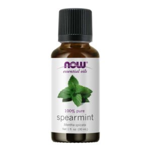 NOW Essential Oils, Spearmint (Mentha spicata), 100% Pure, Net 1 fl oz (30ml)