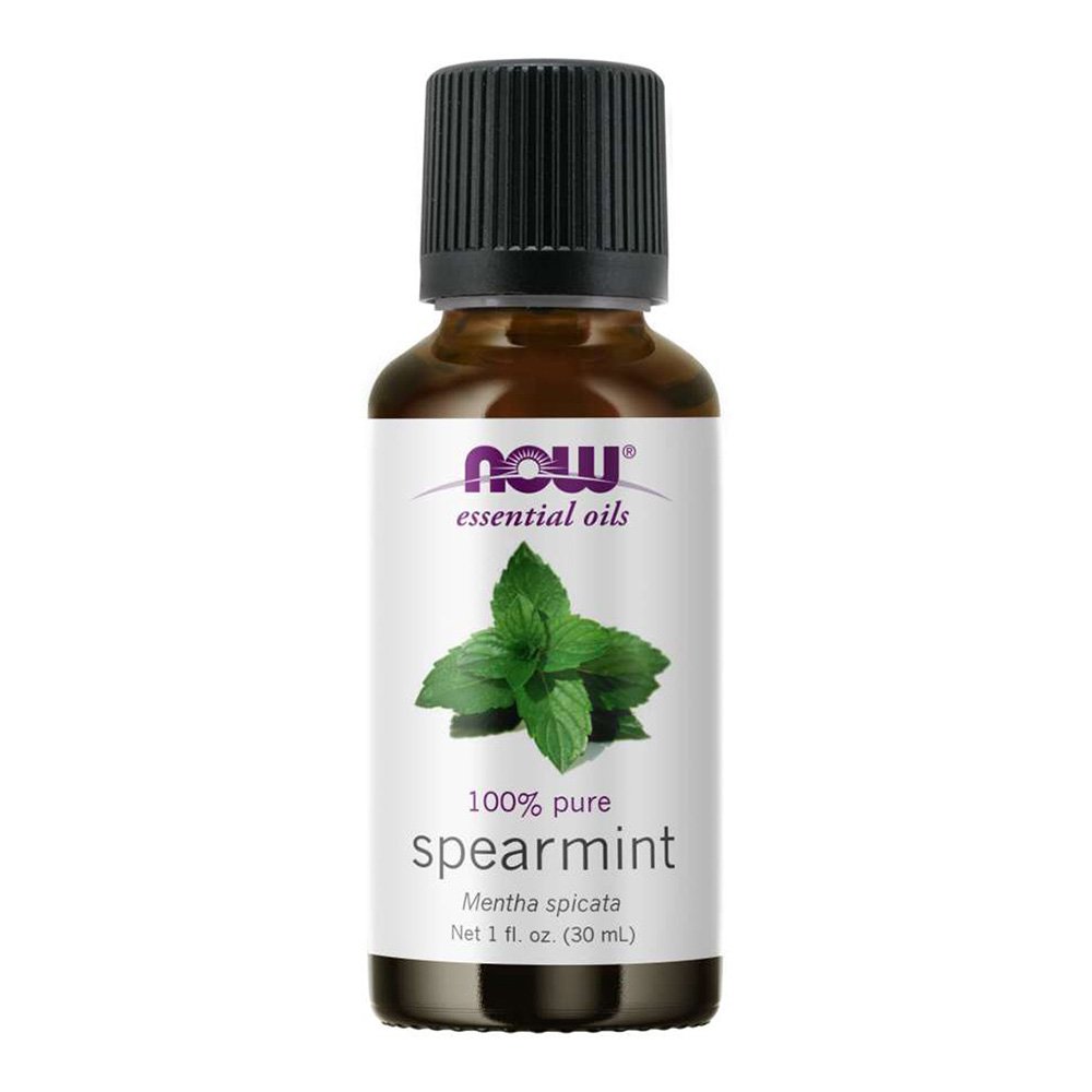 NOW Essential Oils, Spearmint (Mentha spicata), 100% Pure, Net 1 fl oz (30ml)