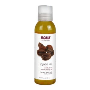 NOW Solutions, Jojoba Oil, 100% Pure Moisturizing Oil, for Skin , Hair & Body, Multi-Purpose, 4 fl oz (118ml), NON GMO