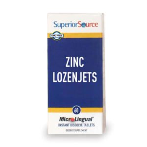 Superior Source, Zinc Lozenjets, 60 MicroLingual Instant Dissolve Tablets, Dietary Supplement, GMO Free
