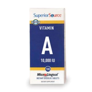 Superior Source, Vitamin A 3,000 mcg RAE, 10,000 IU,100 Micro Lingual Instant Dissolve Tablets, Dietary Supplement
