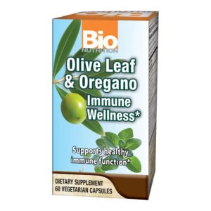 Bio Nutrition, Olive Leaf & Oregano, Immune Wellness, Supports Healthy Immune Function, Dietary Supplement, 60 Vegetarian Capsules