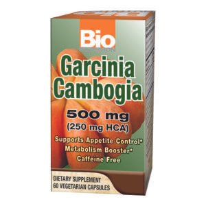 Bio Nutrition, Garcinia Cambogia 500mg, Naturally Contains 50 % HCA, Supports Appetite Control, Metabolism Booster, Caffeine Free, Dietary Supplement, 60 Vegetarian Capsules