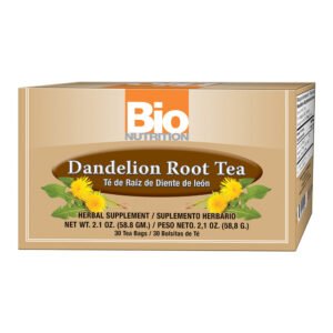 Bio Nutrition, Dandelion Root Tea, Organic, Liver Support, Herbal Supplement, Net Wt. 2,1 oz (58.8gm.), 30 Tea Bags