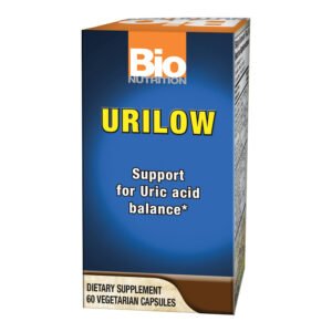 Bio Nutrition, Urilow, Support for Uric Acid Balance, Dietary Supplement, 60 Vegetarian Capsules
