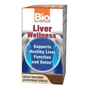 Bio Nutrition, Liver Wellness 1,300mg, Supports Healthy Liver Function and Detox, Dietary Supplement, 60 Vegetarian Capsules