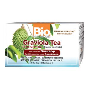 Bio Nutrition, Graviola (Annona muricata) Tea, Immune Support, Herbal Supplement, Net Wt. 2.0 oz ( 56gm.) 30 Bags