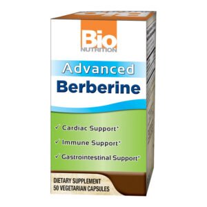 Bio Nutrition, Advanced Berberine 1,200mg, Cardiac Support, Immune Enhancing, Weight Management, Gastrointestinal Support, Dietary Supplement, 50 Vegetarian Capsules