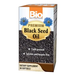 Bio Nutrition, Premium Black Seed Oil 1,000mg, Healthy Inflammatory Response, 100% Pure Cold-Pressed, Contains Natural EFA's, Solvent and Hexane Free, 90 Softgels, Dietary Supplement