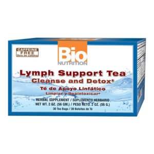 Bio Nutrition, Lymph Support, Tea, Cleanse and Detox, Herbal Supplement, Net Wt. 2.0 oz (56gm.), 30 Tea Bags