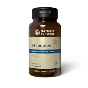 Nature's Sunshine, B-Complex, General Nutrition Support, Yeast Free, Dietary Supplement, 100 Capsules