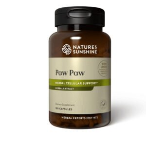 Nature's Sunshine, Paw Paw, Herbal Cellular Support, Dietary Supplement, 180 Capsules