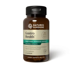 Nature's Sunshine, Concentrated Gastro Health, Relief of Occasional Stomach Distress, Dietary Supplement, 60 Capsules