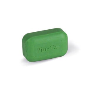 Soap Works, Pine Tar Bar, A Traditional Treatment for Seborrhea, Eczema, Scabies & Psoriasis, With Pine & Peppermint Essential Oils