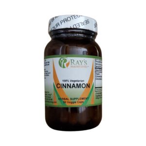 Ray's Healthy Living, Cinnamon, 100% Vegetarian, Herbal Supplement, 90 Veggie Caps