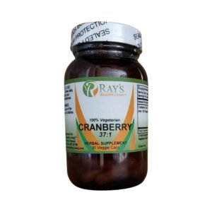 Ray's Healthy Living, Cranberry 37:1, %100 Vegetarian, Herbal Supplement, 90 Veggie Caps