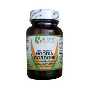 Ray's Healthy Living, Hoodia Gordonii, Potent Steroidal Glycoside, 100% Vegetarian, Herbal Supplement, 60 Liquid Veggie Caps