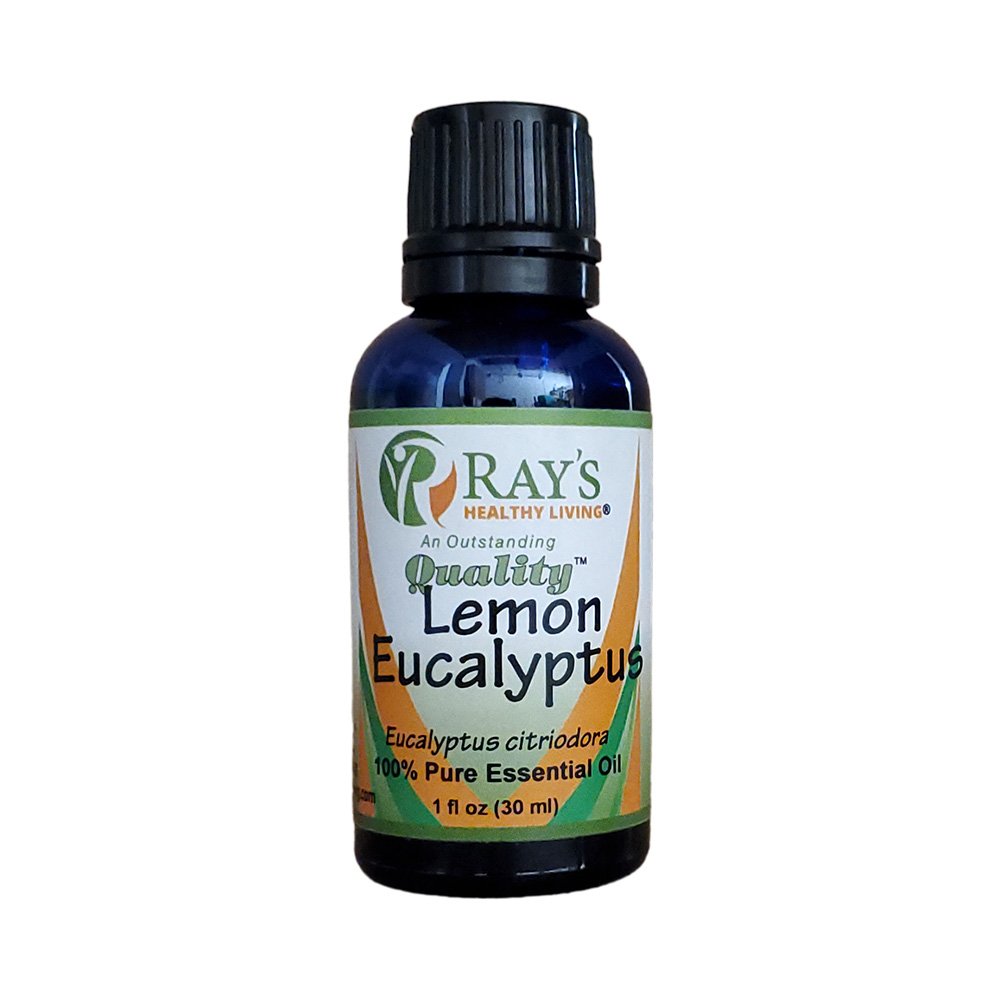Ray's Healthy Living, Lemon Eucalyptus (Eucalyptus citriodora), 100% Pure Essential Oil, 1 fl oz (30ml)