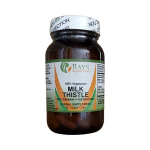 Ray's Healthy Living, Milk Thistle, 80% Silymarin, Full Spectrum, 100% Vegetarian, Herbal Supplement, 90 Veggie Caps