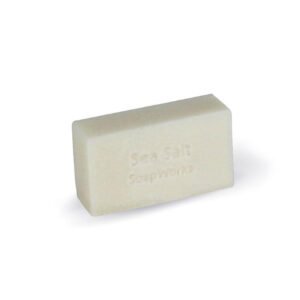 Soap Works, Sea Salt Bar, 40 % Sea Salt by Weight, Gently Exfoliates, Leaving Skin Feel Smooth & Soft