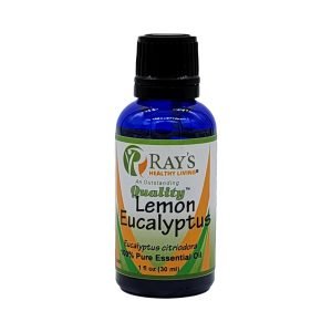 Ray's Healthy Living, Lemon Eucalyptus (Eucalyptus citriodora), 100% Pure Essential Oil, 1 fl oz (30ml)